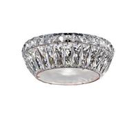 Netlighting Armel 4 Light LED Crystal Flush Rosy Gold Ceiling Light in Clear Netlighting Clear