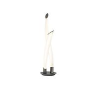 Luminosa Lighting Luminosa Armonia 2 Light Table Lamp, 18W Led, 3000K, 1350Lm, Titanium, Frosted Acrylic