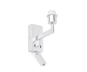 Luminosa Lighting Luminosa Artis 1 Light Indoor Reading Wall Light Chrome - Shade Not Included, E27