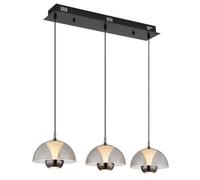 Luminosa Lighting Luminosa Arus Bar Pendant Ceiling Light Matt Black 3X Led 3000K