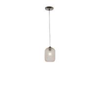 Eco-Light Ashford S15 pendant light, glass lampshade, amber