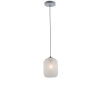 Luminosa Lighting Luminosa Ashford Glass Dome Pendant, White, E27