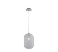 Luminosa Lighting Luminosa Ashford Glass Dome Pendant, White, E27