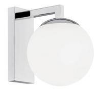 Luminosa Lighting Luminosa Aspen Wall Lamp Opal Matt, Chrome