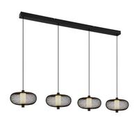 Luminosa Lighting Luminosa Astari Bar Pendant Ceiling Light Matt Black Led 2700K