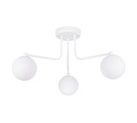 Luminosa Lighting Luminosa Astral Minimalist Semi Flush Ceiling 3 Light White
