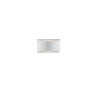 Luminosa Lighting Luminosa Astron Paintable Plaster Flush Wall Up Down Lamp White, G9