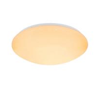 Luminosa Lighting Luminosa Atreju I Flush Ceiling Light White 1X Rgb Led Dimmable 2700-6500K Remote Control Timer