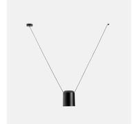 Luminosa Lighting Luminosa Attic Decorative Hanging Ceiling Pendant Matt Black 1X E27 / 175Cm X 200Cm