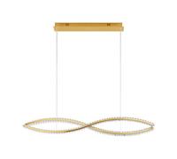 Luminosa Lighting Luminosa Aurelia Bar Pendant Ceiling Light Platinum Gold Triac Dimmable Led 95W 4750Lm 3500K