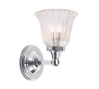 Luminosa Lighting Luminosa Austen 1 Light Bathroom Wall Light Polished Chrome Ip44, G9