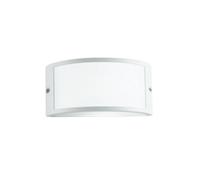 Luminosa Lighting Luminosa Austin Outdoor Flush Wall Light White, Ip54 25X13X12Cm