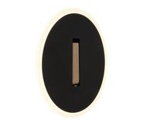 Luminosa Lighting Luminosa Avery Integrated Led Wall Lamp Matt Black Led 4000K