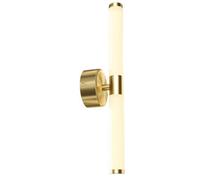 Luminosa Lighting Luminosa Axis Modern Integrated Led Wall Lamp Gold, 3000K, Acrylic Frosted Shade