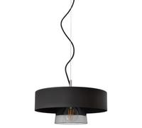 HELAM Babilon hanging light with double lampshade