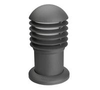 Luminosa Lighting Luminosa Balizas 1 Light Small Outdoor Bollard Light Urban Grey Ip44, E27