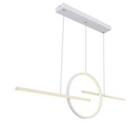 Luminosa Lighting Luminosa Barral Pendant Ceiling Light White 3X Led Dimmable 3000-6000K Remote Control