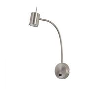 Luminosa Lighting Luminosa Bas Wall Reading Light Satin Nickel 1X Gu10