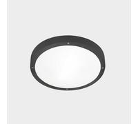 Luminosa Lighting Luminosa Basic 0Cm Outdoor Flush Urban Grey Led 13.5W Cct 2700-3200-4000K Ip66 On-Off