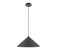 Luminosa Lighting Luminosa Basic Cone Modern 35Cm Dome Pendant Ceiling Light Black 1Xe27