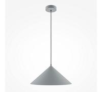 Luminosa Lighting Luminosa Basic Cone Modern 35Cm Dome Pendant Ceiling Light Grey 1Xe27
