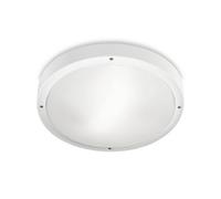 Luminosa Lighting Luminosa Basic Outdoor Led Round Flush Ceiling Light White 36Cm 3395Lm 4000K Ip65 - Special Offer