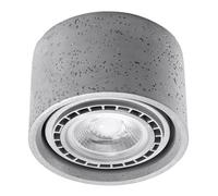 Luminosa Lighting Luminosa Basic Surface Mounted Downlights Round Flush Light Grey Gu10