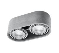 Ceiling lamp concrete Basic industrial Design GU10
