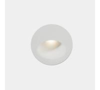 LEDS C4 Bat Round Oval Outdoor LED Recessed Wall Light Round White IP65 2.2W 2700K