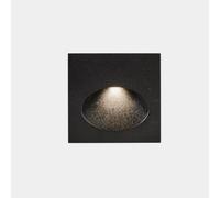 LEDS C4 Bat Square Oval Outdoor LED Recessed Wall Light Square Urban Grey IP65 2.2W 3000K