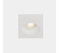 Luminosa Lighting Luminosa Bat Outdoor Led Recessed Wall Light Square White Ip65 2.2W 2700K