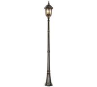 Luminosa Lighting Luminosa Baton Rouge 4 Light Outdoor Lamp Post Walnut Ip44, E14