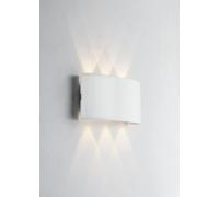 Luminosa Lighting Luminosa Beetle Bco Outdoor Integrated Led Flush Wall Light, Antracite Goffrato, Ip54, 4000K