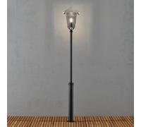 Luminosa Lighting Luminosa Benu Outdoor Classic Galvanised Black Taurus Lamp Post, Ip23