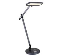 Luminosa Lighting Luminosa Berletta Desk Task Lamp Grey Dark Led Dimmable 3000-4000K Timer
