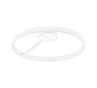 Luminosa Lighting Luminosa Bianco 80Cm Integrated Led Semi Flush Ceiling Light Sandy White Triac Dimmable Led 48W 3118Lm 2700-3000-4000K Cct