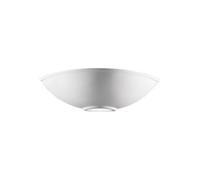 Luminosa Lighting Luminosa Bisquitte Lifestyle Ceramics Plaster Wall Light White, 1X E27
