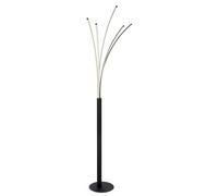 Luminosa Lighting Luminosa Bizzy Led Integrated Floor Lamp Matt Black 5X Led Dimmable 3000-6000K Remote Control Timer Tuya Smart