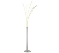 Luminosa Lighting Luminosa Bizzy Led Integrated Floor Lamp Nickel Matt Led 3000K