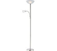 Luminosa Lighting Luminosa Blade Mother & Child Lamp Chrome Satined Alabaster Optic Glass Shade 1X E27 3000K