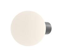 Luminosa Lighting Luminosa Bold I Outdoor Globe Wall Lamp Grey Ip54 1Xe27