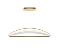 Luminosa Lighting Luminosa Breeze Modern Bar Pendant Ceiling Light Brass 3000K 2040Lm Acrylic Shade