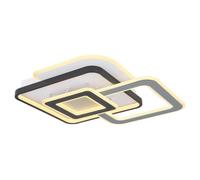 Luminosa Lighting Luminosa Brienna Integrated Led Semi Flush Ceiling Light White Matt Led 3000K