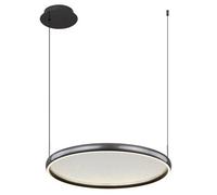 Luminosa Lighting Luminosa Briggs Pendant Ceiling Light Matt Black Led Dimmable 2700-6000K Remote Control