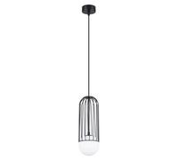 Luminosa Lighting Luminosa Brina Single Globe Pendant Ceiling Light Black