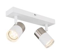 Luminosa Lighting Luminosa Brisbon Twin Ceiling Spotlight White Matt 2X Gu10