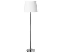 Luminosa Lighting Luminosa Bristol 1 Light Floor Lamp Satin Nickel, E27