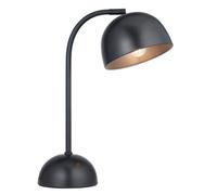 Luminosa Lighting Luminosa Brodey Dome Table Lamp Matt Black Paint