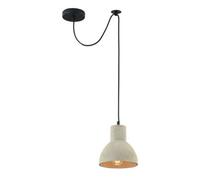 Luminosa Lighting Luminosa Broni Dome Ceiling Pendant Lamp Black, 1 Light, E27