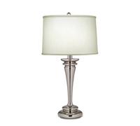 Luminosa Lighting Luminosa Brooklyn 1 Light Table Lamp Polished Nickel, E27